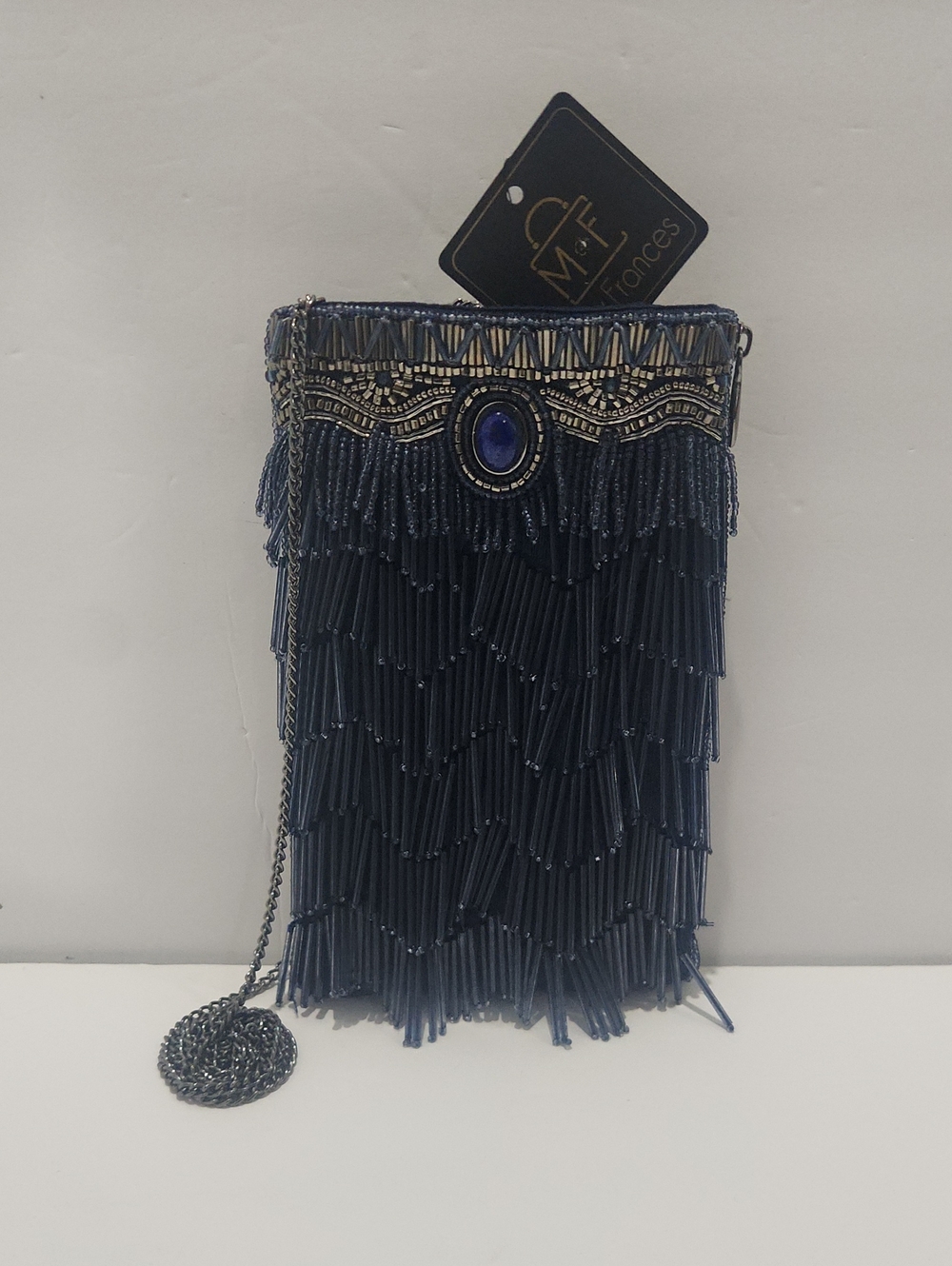 Mary Frances True Blue Crossbody Bag